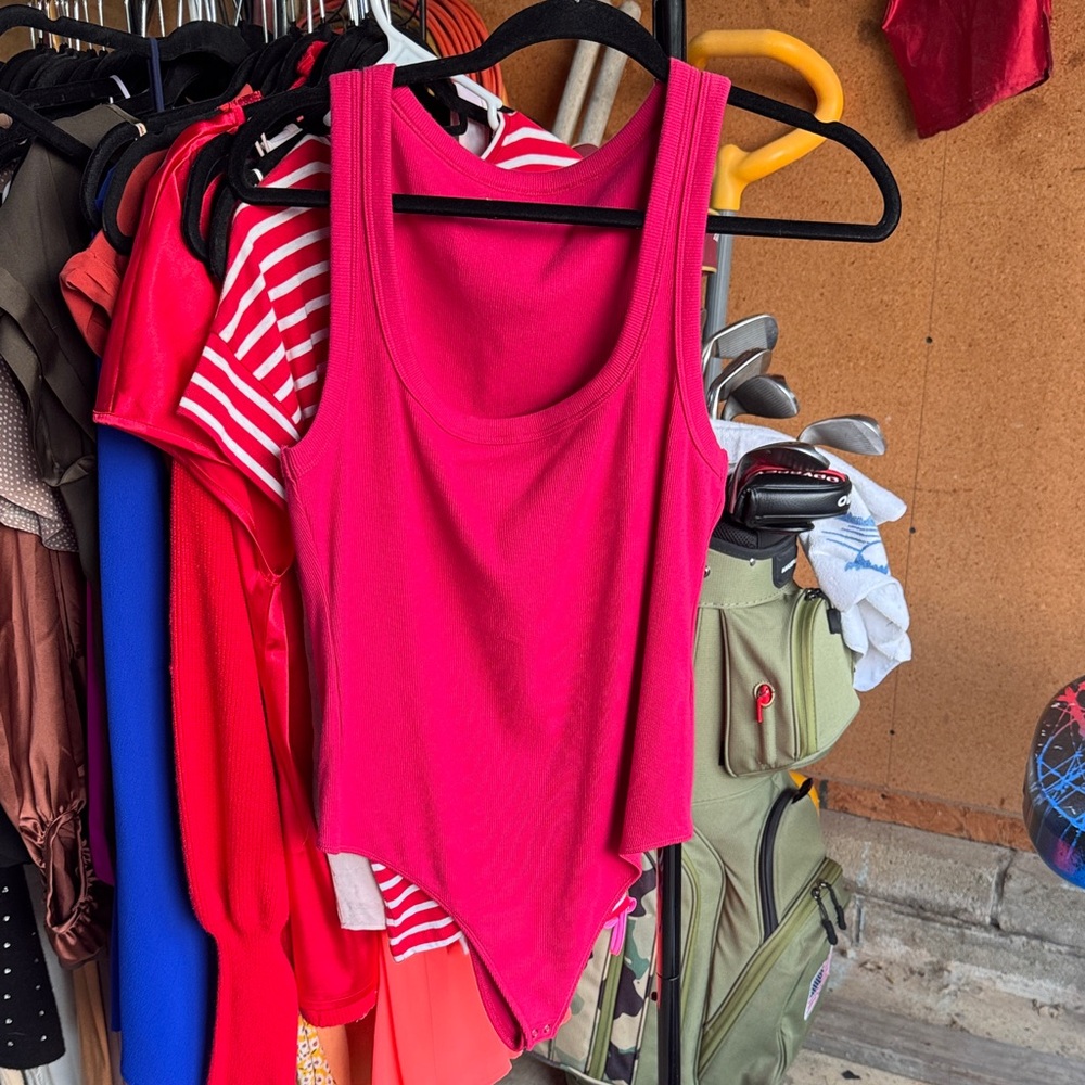 Abercrombie & Fitch Vibrant Pink Bodysuit